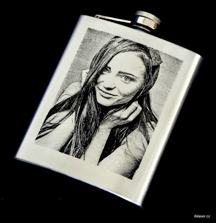 Nerezová placatka s fotografií
